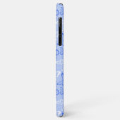Blauwe vlinder Case-Mate iPhone case (Achterkant/links)