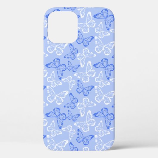 Blauwe Vlinder Case-Mate iPhone Case (Achterkant)