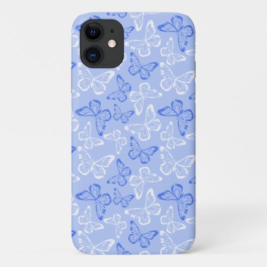 Blauwe Vlinder Case-Mate iPhone Case (Achterkant)