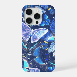 Blauwe Vlinder Droomachtige Natuur Esthetisch Heme iPhone 15 Pro Hoesje
