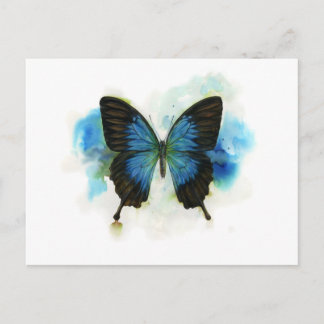 Blauwe vlinder elke gelegenheid stationery briefkaart