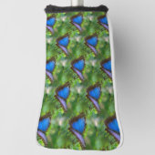 Blauwe vlinder golfheadcover (Draai 90)