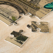 Blauwe vlinder herenstaartengraaf legpuzzel (Zijkant)