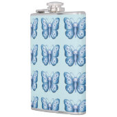 Blauwe vlinder heupfles (Links)