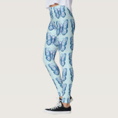 Blauwe vlinder leggings (Links)