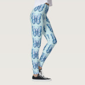 Blauwe vlinder leggings (Rechts)