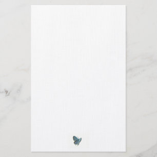 Blauwe vlinder met oosterse kop briefpapier