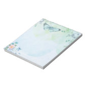 Blauwe vlinder notitieblok (Gedraaid)