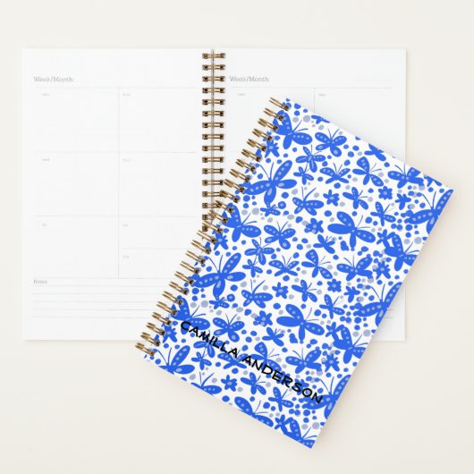 Blauwe vlinder planner (Display)