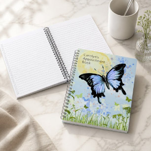 Blauwe Vlinder Spiraal Notebook Notitieboek