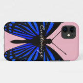 Blauwe vlinder Thunder_Cove Case-Mate iPhone Case (Achterkant (horizontaal))