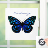 Blauwe vlinder Thunder_Cove Raamsticker (Huis)