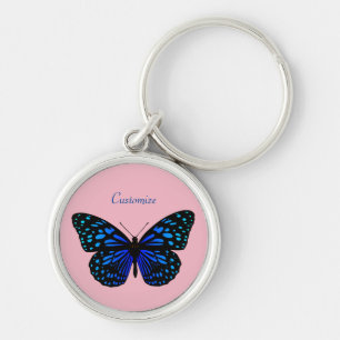 Blauwe vlinder Thunder_Cove Sleutelhanger