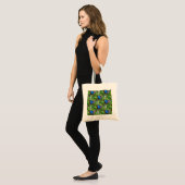 Blauwe vlinder tote bag (Voorkant (model))