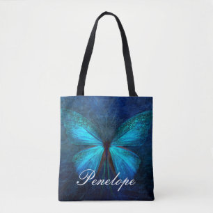 Blauwe vlinder van Joy & Luck Draagtas