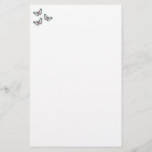 Blauwe Vlinders Briefpapier