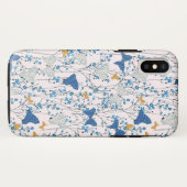  blauwe vlinders Case-Mate iPhone case (Achterkant (horizontaal))