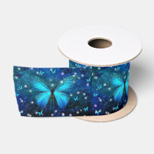 blauwe vlinders lint