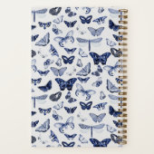  blauwe vlinders notitieboek (Achterkant)