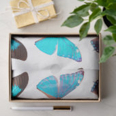 Blauwe vlindervlinder Collectie ontkoppeling Tissuepapier (Geschenk)