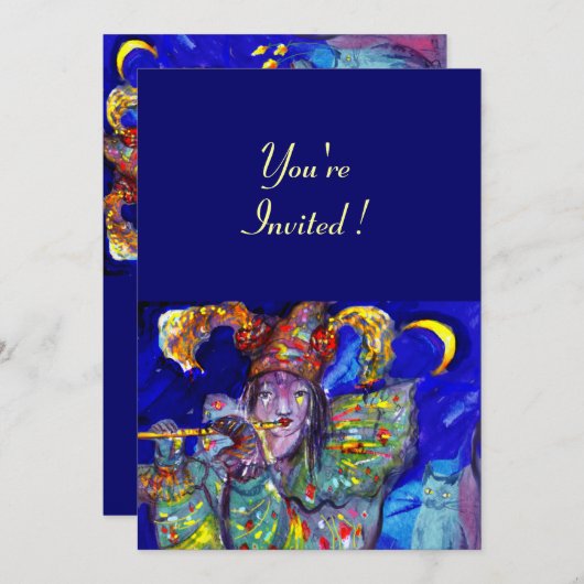 BLAUWE VLOEISTOFFER KAART (Voorkant / Achterkant)