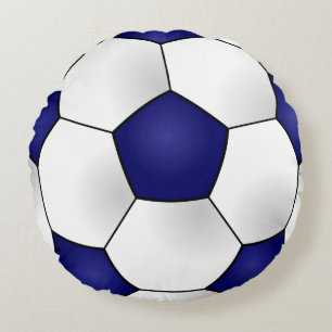 Blauwe Voetbal rondreis Rond Kussen