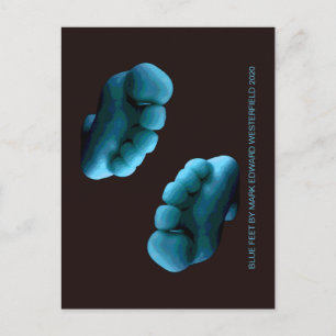 BLAUWE VOETEN VAN MARK EDWARD WESTERFIELD 2020 BRIEFKAART