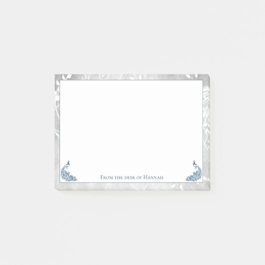 Blauwe voetnoten post-it® notes (Voorkant)