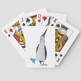 Blauwe voetspeelkaarten voor Booby (rechts) Speelkaarten
