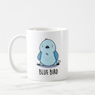 Blauwe Vogel Grappige Dieren Spelling  Koffiemok