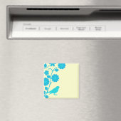 Blauwe vogel magneet (Insitu (Vaatwasser))