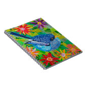 Blauwe vogel notitieboek (Rechterzijde)