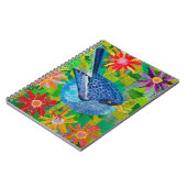 Blauwe vogel notitieboek (Linkerzijde)