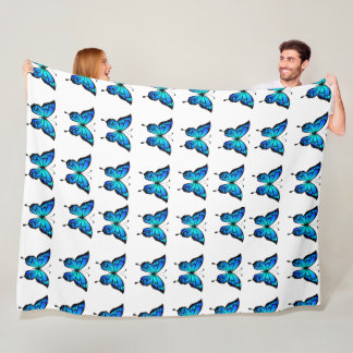 Blauwe vogel patroon deken