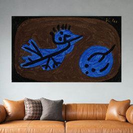 Blauwe vogel pompoen - Paul Klee 1939 Poster