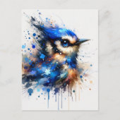 Blauwe vogel, Postcrossing Briefkaart (Voorkant)