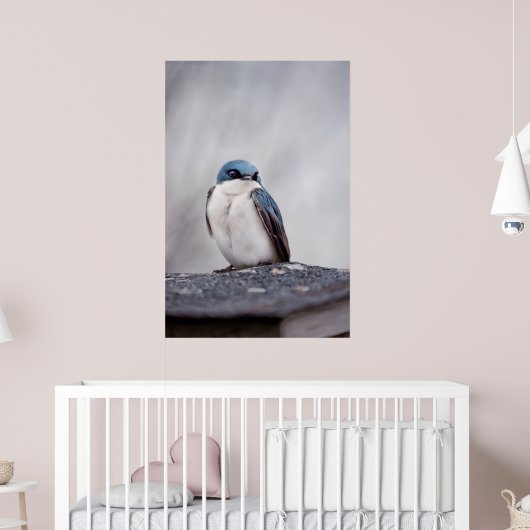Blauwe Vogel Poster (Kinderkamer 2)