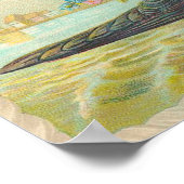  blauwe vogel poster (Hoek)