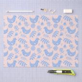 Blauwe vogel tissuepapier (Craft)