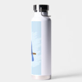 Blauwe vogel waterfles (Links)
