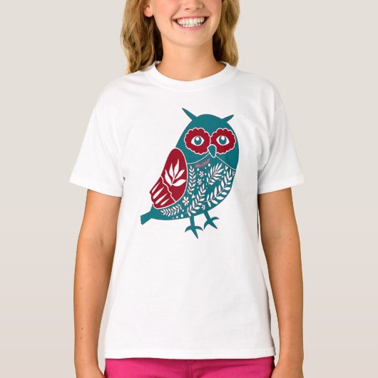 Blauwe vogelpest t-shirt (Voorkant)