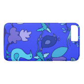 Blauwe Vogels Case-Mate iPhone Case (Achterkant (Horizontaal))