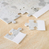 Blauwe vogels legpuzzel (Zijkant)