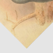 Blauwe Vogels Mooie Decopage Tissuepapier (Detail)