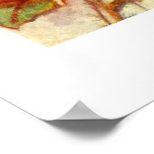 Blauwe vogels poster (Hoek)