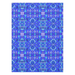 Blauwe vogels tafelkleed