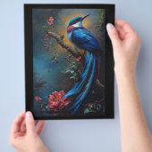 Blauwe Vogelvlieger Flyer (Hand)