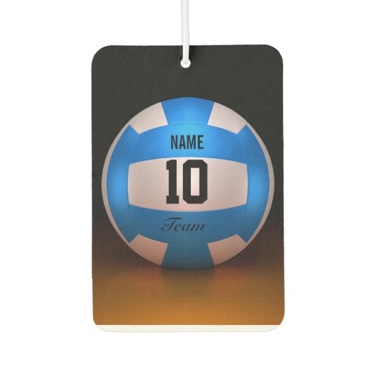 Blauwe volleybal luchtverfrisser (Voorkant)