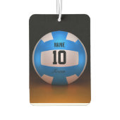 Blauwe volleybal luchtverfrisser (Achterkant)