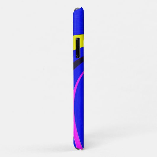 Blauwe vortex Case-Mate iPhone case (Achterkant/rechts)